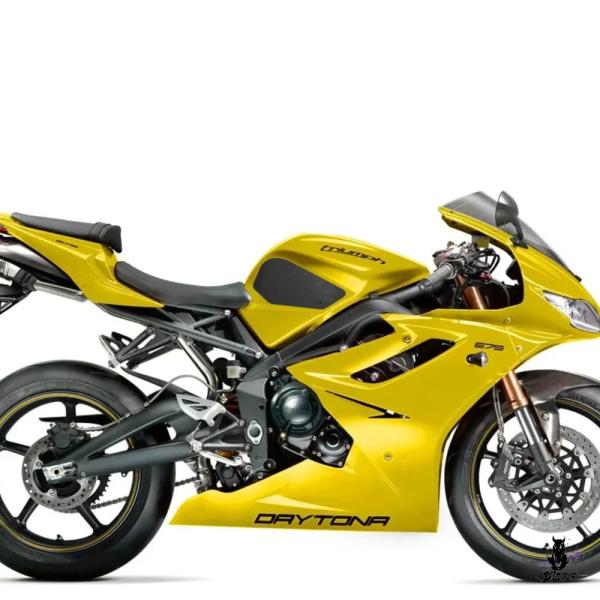 互換品 トライアンフ デイトナ675 R 2006-2012 用 タンクトラクションパッド