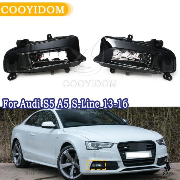 互換品 アウディ S5/A5 S-Line 2013-2016 フロントフォグランプアセンブリ