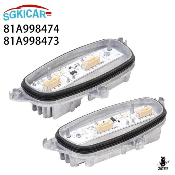 互換品 アウディ Q2 用 左右 LED ヘッドライト ウインカー DRL モジュール