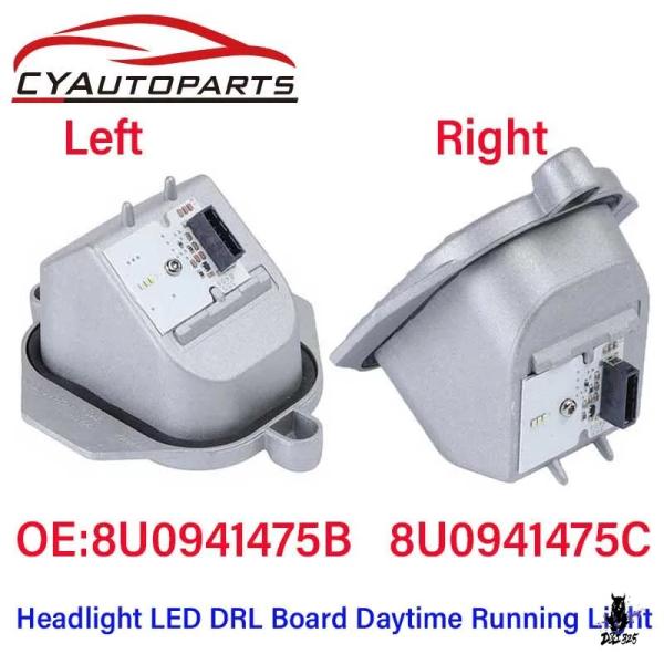 互換品 アウディ Q3 2016-2018 用 ヘッドライト LED DRL ボード 左右セット