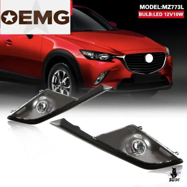 互換品 マツダ CX-3 2016-2018用 フォグランプカバー グリル