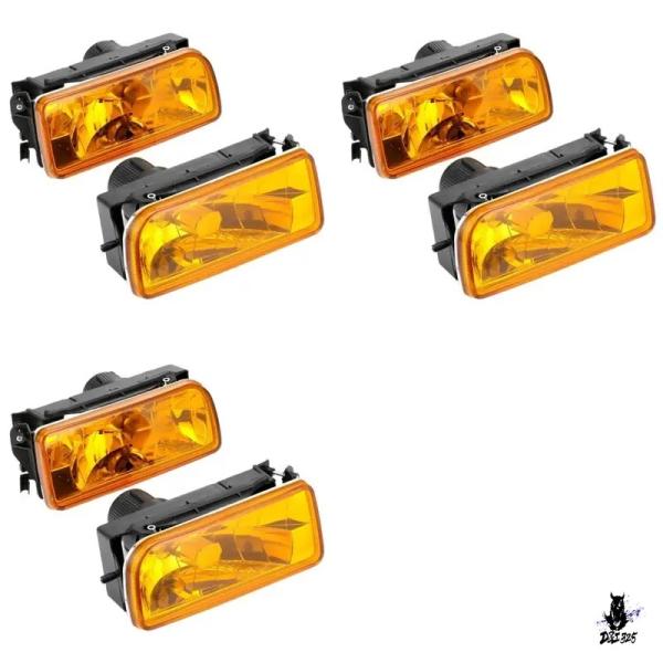互換品 BMW M3 E36 1992-1999 フォグランプ交換アセンブリ 3ペア イエローレンズ
