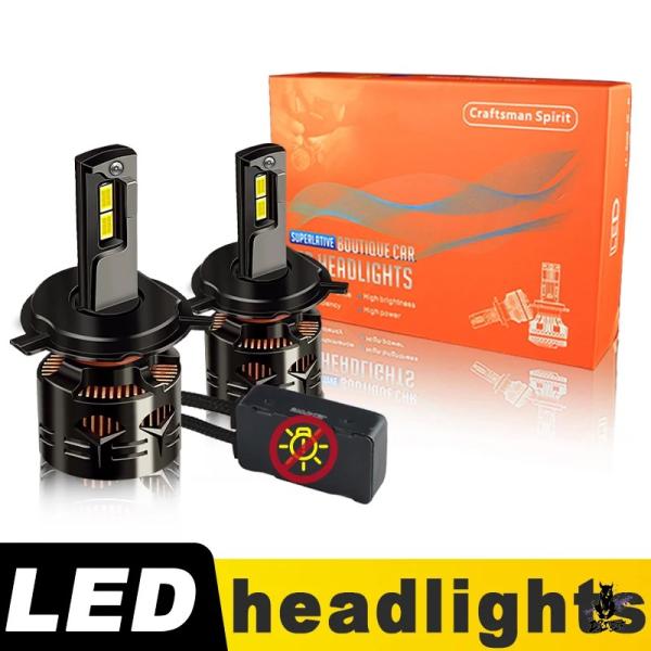 互換品 マツダ MPV 1996-2006 用 CANbus H4 LEDヘッドライトバルブ 2個入り