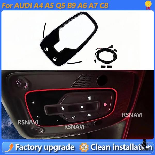 互換品 アウディ A4 A5 Q5 B9 A6 A7 C8 用 32色LEDルーフRGB装飾ランプ