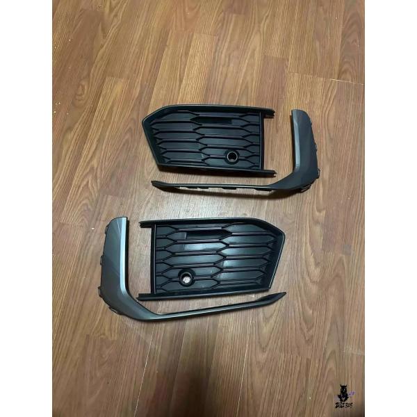 互換品 アウディ A6L 2021用 フロントバンパーフォグランプカバーフレーム