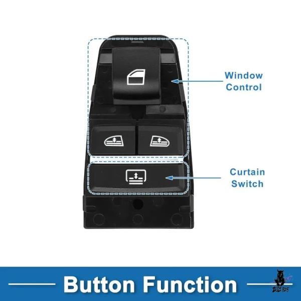 互換品 BMW 5/6/7シリーズ用 パワーウィンドウスイッチアクセサリー 61319352183 61319204862
