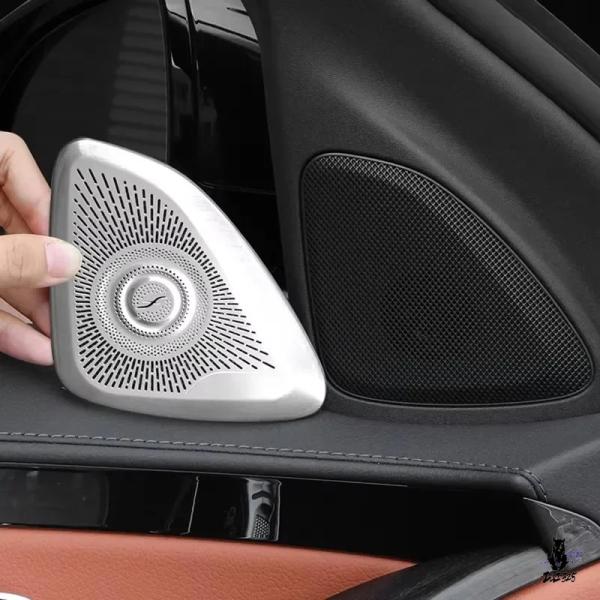 互換品 メルセデス・ベンツ Sクラス W223 用 ドア Aピラー オーディオスピーカー装飾カバー