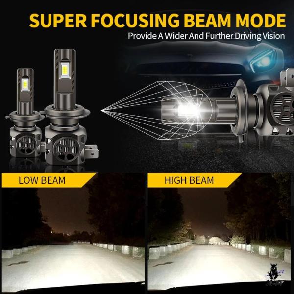 互換品 シトロエン C4 グランドピカソ 2006-2018 用 LEDヘッドライト 15000LM 110W