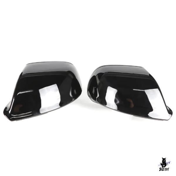 互換品 アウディ Q5/SQ5 2008-2017/Q7 2010-2015 用 左右バックミラーカバーシェル 光沢黒