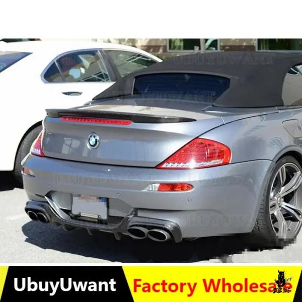互換品 BMW 6シリーズ E63 用 リアスポイラー 2004-2009年式 カーボン柄製