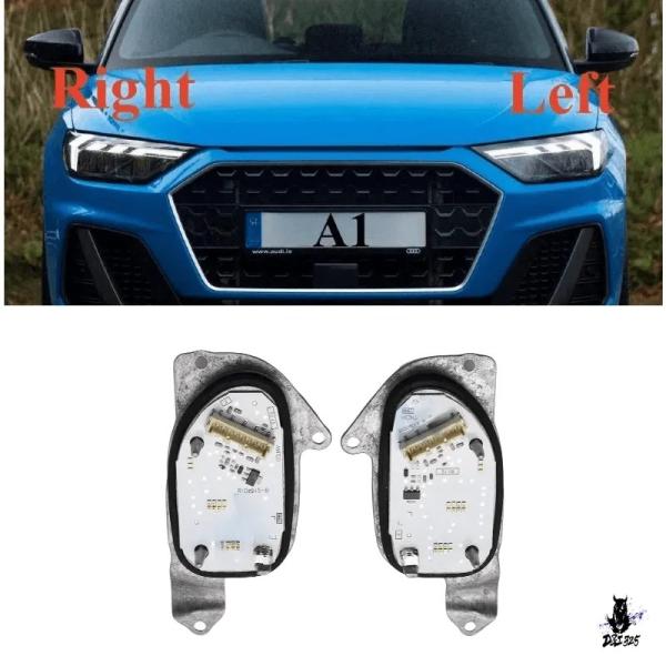 互換品 アウディ A1/S1 2019-2023 用 LEDヘッドライト DRLターンシグナルモジュール