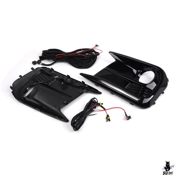 互換品 スバル WRX/STI 2018-2021 用 LED デイタイムランニングライト フォグランプ ベゼルアセンブリ