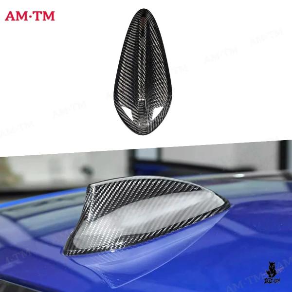 互換品 BMW 2/3/4/5シリーズ F22/F30/F34/F32/G20/G30 用 カーボン柄アンテナカバー