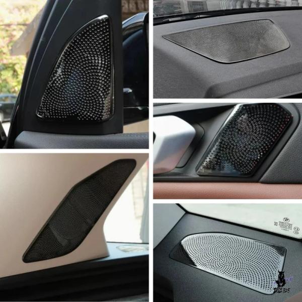 互換品 BMW X5 G05 2019-2020用 インテリアモールディング ツイータースピーカーカバートリム