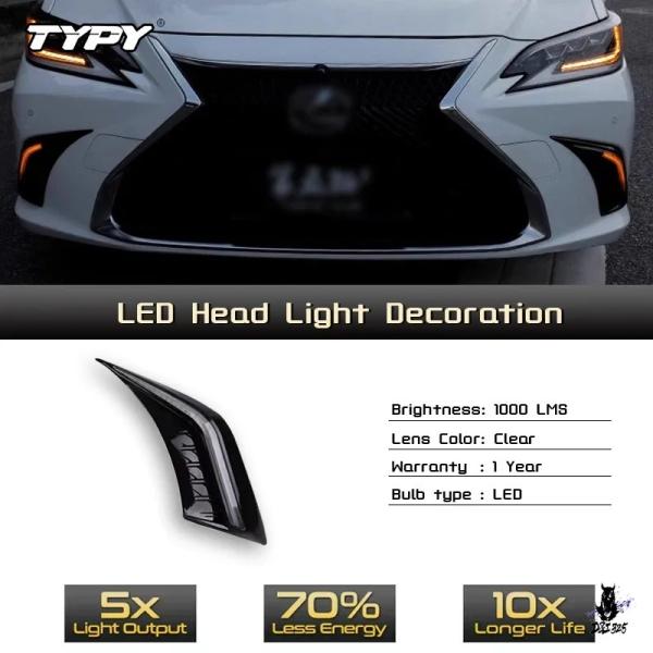 互換品 レクサス ES200/ES250/ES300h 用 LEDフォグランプ 2018-2022年式
