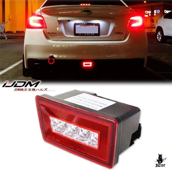 互換品 スバル WRX/STI/インプレッサ/XV クロストレック 用 LEDリアフォグランプ