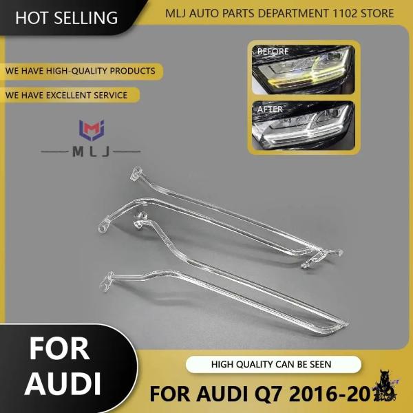 互換品 アウディ Q7 2016-2019 ヘッドライト LED DRL デイタイムランニングライト