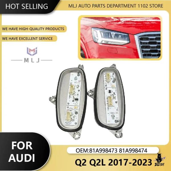 互換品 アウディ Q2 Q2L 2017-2020 用 フルヘッドライト DRL デイタイムランニングライトモジュール LEDライト