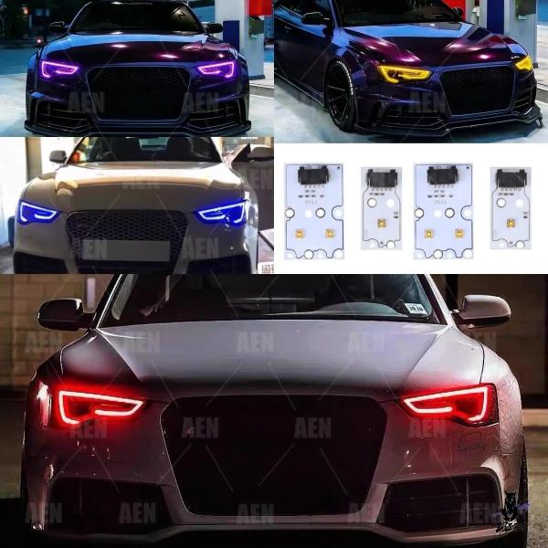 互換品 アウディ A5 クワトロ S5 RS5 用 デイタイムランニングライト LED ボード 2013-2017