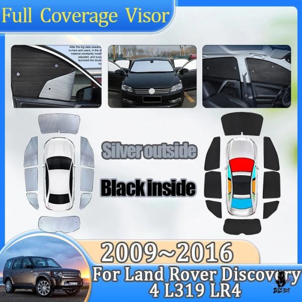 互換品 ランドローバー ディスカバリー4 L319 LR4 2009-2016 用 フルウィンドシールドサンシェード