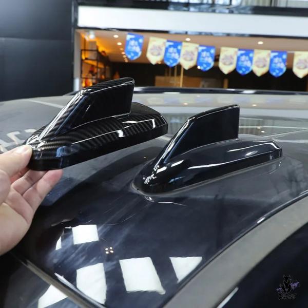 互換品 キャデラック エスカレード CTS 2021-2023 ABS カーボン柄 ルーフアンテナカバー