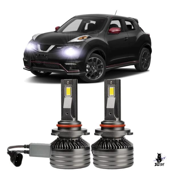互換品 日産ジューク 2015-2017 LEDヘッドライトバルブ 2個セット ハイロービーム Canbus対応