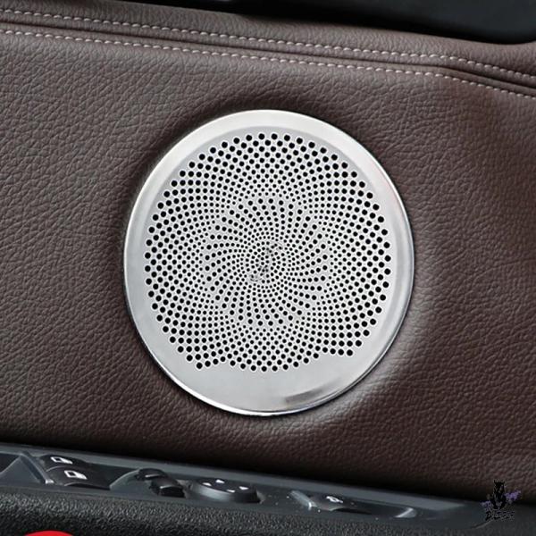 互換品 BMW X5/X6 F15/F16 用 車内スピーカー トリムカバーステッカー