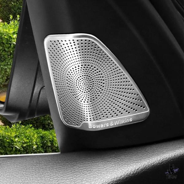 互換品 BMW X5/X6 E70/E71/E72 用 ステンレス製 ドアツィーターオーディオスピーカー カバー