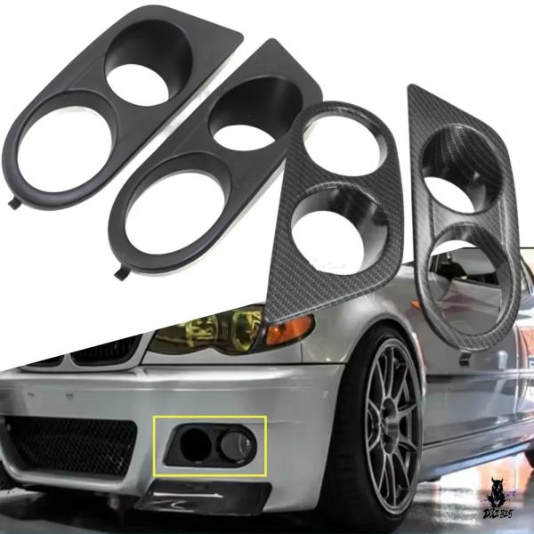 互換品 BMW E46 M3 2001-2006年式 フロントバンパーフォグランプカバー