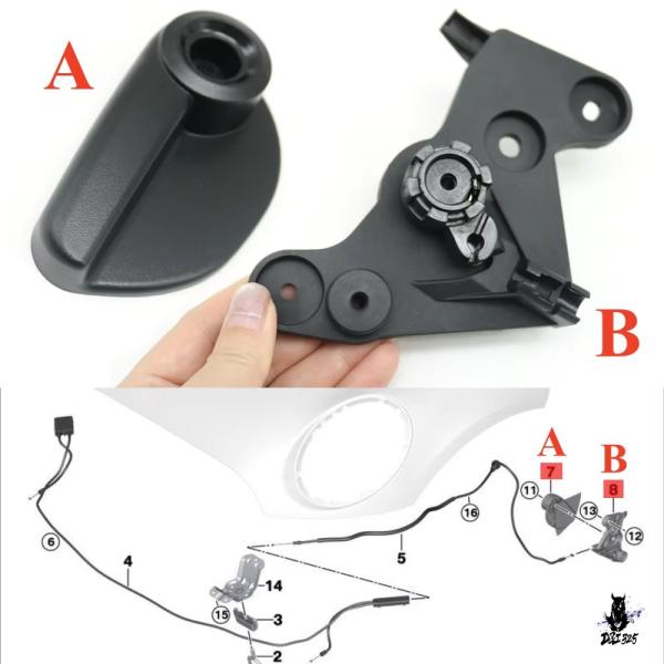 互換品 BMW ミニ クラブマン F54/F55/F56/F60/F57 用 フロントエンジンフードリリースレバーロックハンドル