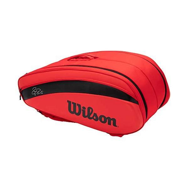 ウイルソンラケットバッグフェデラー15p Wilson 15本収納 ロジャー・フェデラー ウィルソン(Wilson