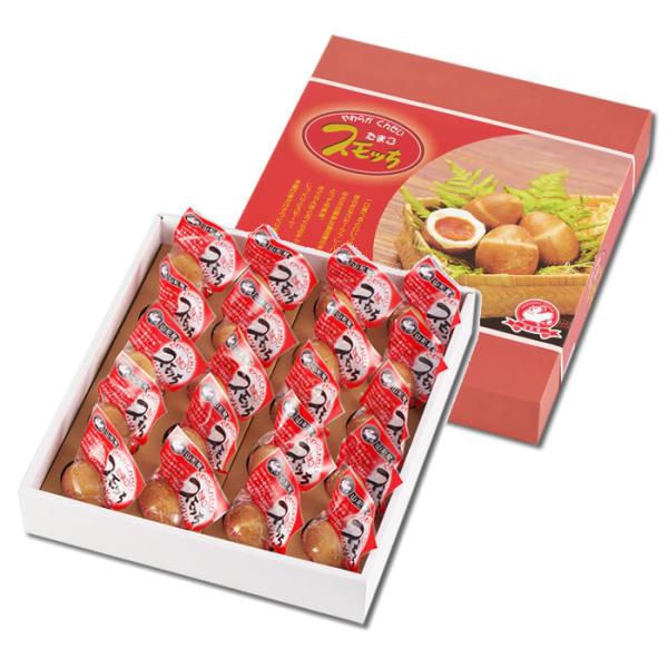 契約農場で産まれた白い殻の卵だけを使用しています。半熟にゆでて塩味をつけ、桜のチップとさくらんぼのチップで本格くん製しました。贈答用として人気の20個入パッケージ。そのまま食べたり、お料理にも使用できスモッちを十分に堪能できます。人数が多い...