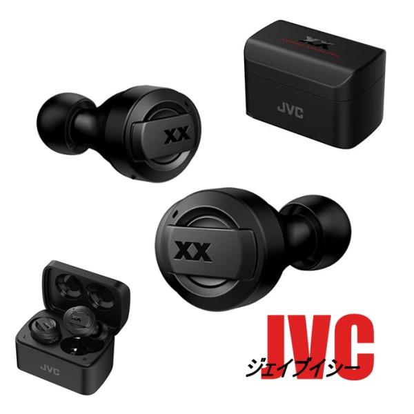 【新品、未使用、未開封】JVC  ブラック HA-XC72T-B JVC HA-XC72T-B ワイヤレスイヤホン XXシリーズ 重低音 ノイズ