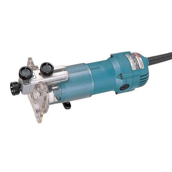 マキタ　トリマ　６ｍｍ　３７０７Ｆチャック孔径：6mm 回転数：35,000min-1[回転/分] 電源：単相100V 電流：4.6A 消費電力：440W 質量：1.2kg コード：2.5m 付属品：ストレートビット6、ストレートガイド、テ...