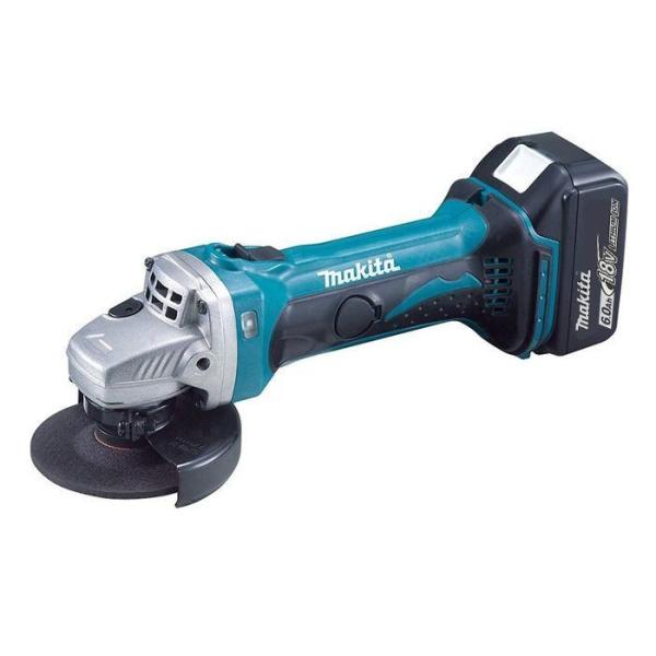 マキタ　18V　充電式ディスクグラインダ　GA402DRG　6.0Ahモデル●6.0Ahバッテリ・充電器・ケース付●AC100Vと共通な先端工具で様々な作業が行えます。●コンクリートを高速切断●高速回転（11,000回転/分）＆パワフルモー...