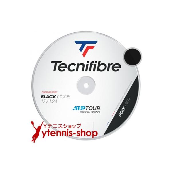 テクニファイバー(Tecnifiber) ブラックコード(Black Code) 1.32mm/1.28mm/1.24mm/1.18mm 200mロール ポリエステルストリングス ブラックの商品説明素材:モノフィラメント ポリエステルストリ...