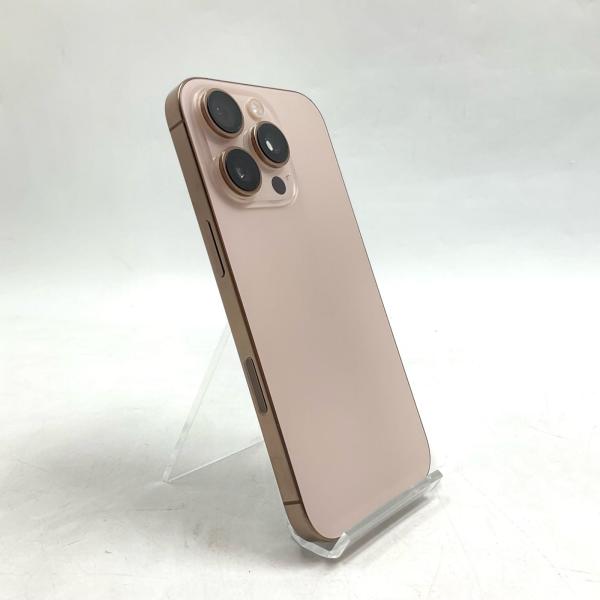 【最速発送】 iPhone 16 Pro 128GB Desert Titanium SIMフリー 白ロム【難有】 89%