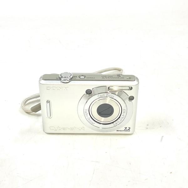 【全額返金保証】【最速発送】Sony コンパクトデジタルカメラ サイバーショット DSC-W35 シルバー 美品 動作確認済