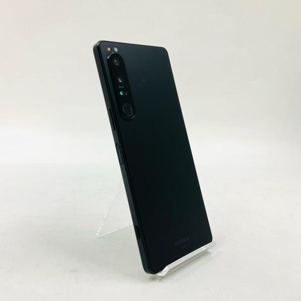 【最速発送】Sony Xperia 1 IV 256GB ブラック au SOG06 白ロム【難有】