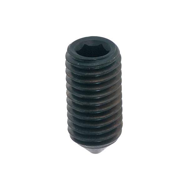 六角穴付止めねじ とがり先 M4X8 【10本】 ホーロ いもねじ イモネジ 6角 6カク bolt nut 八幡ねじ ネジ