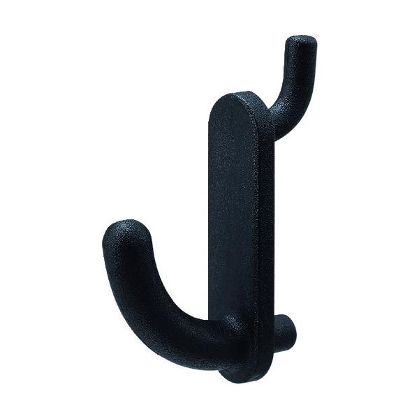 他サイト： TR 光 パンチングボード用樹脂フック黒バラ1P10入 #有孔ボード 穴あき ペグボード フック 光 壁面 収納の商品画像