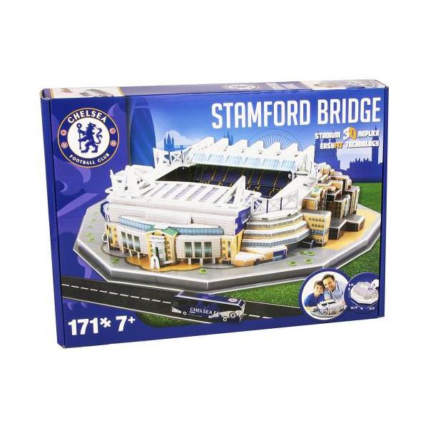 チェルシー スタンフォードブリッジ 3Dパズル 【聖地を再現する大人の趣味】 公式ライセンス スタジアム模型 インテリア