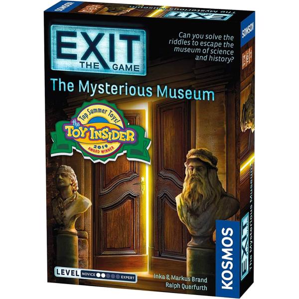 ザ・ミステリアス・ミュージアム EXIT 脱出ゲーム テームズ・アンド・コスモス 1-4人 60-120分 10歳以上 英語 ダ・ヴィンチ 協力型パズル