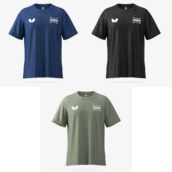 バタフライ（Butterfly） ラバーズ・Tシャツ 卓球ウェア 練習着 Y卓球