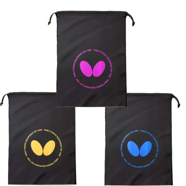 シューズの出し入れがしやすい、大きめのシューズ袋です。商品名 オルティー・シューズ袋品番 63460カラー ロゼ（016）、ゴールド（070）、ブルー（177）サイズ 31×43cm素材 ナイロン210デニール原産国 中国