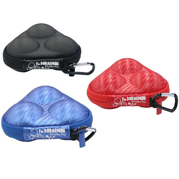 かわいいドラえもんの卓球用ボールケースです。3個収納可能。カラー：レッド、ブラック、ブルー原産国：中国