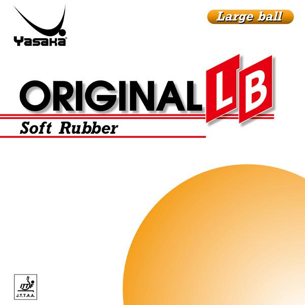 ラージ用 ヤサカ オリジナルLB ORIGINAL LB ラージボール用 表ソフトラバー レッド/ブラック  (yasaka) [M便 1/4]