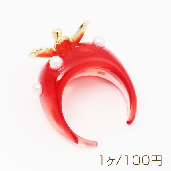 いちごのリング いちごの指輪 苺 イチゴ ストロベリー オープンリング