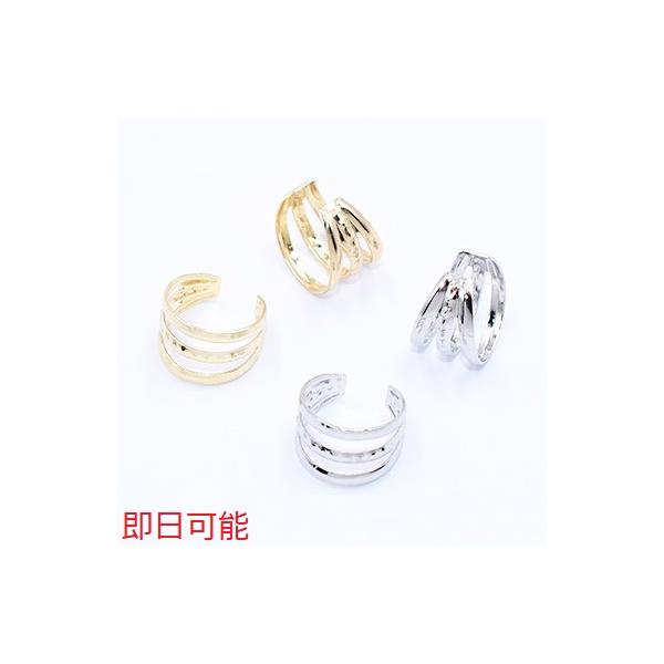 【即日可能】イヤーカフ 3連 スリット入 8×12mm【10ヶ】