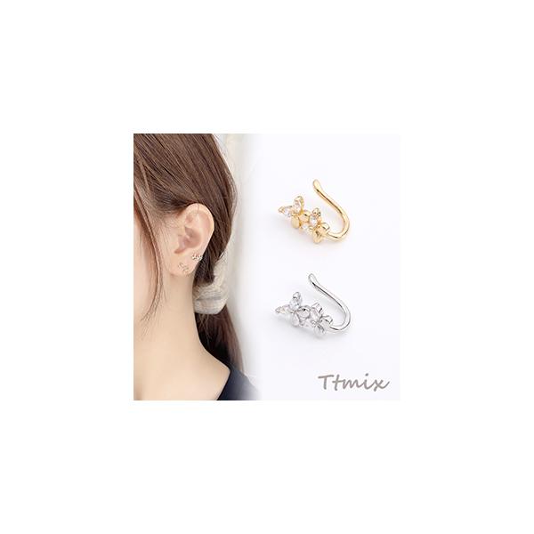 AHCAHCUM.muchacha 蝶々バレッタ 蝶々イヤーカフ 4点セット ファルファーレミックスイヤーカフセット】 | chachanzu